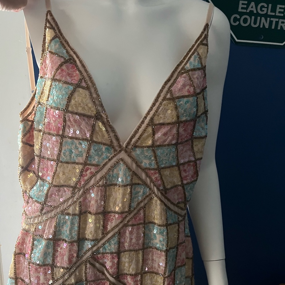 NWT OSOS Beaded Dress